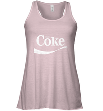 Load image into Gallery viewer, Coca Cola Vintage Enjoy Coke White Logo Women's Racerback Tank
