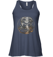 Load image into Gallery viewer, Cobra Kai Rusted Steel Snake Logo Women&#39;s Racerback Tank
