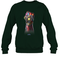 Load image into Gallery viewer, Marvel Avengers Endgame Infinity Stone Gauntlet Color Logo Crewneck Sweatshirt
