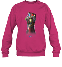 Load image into Gallery viewer, Marvel Avengers Endgame Infinity Stone Gauntlet Color Logo Crewneck Sweatshirt
