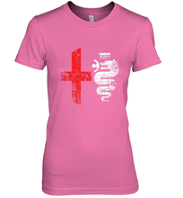 Load image into Gallery viewer, Alfa Car Drivers Stylish Grunge Logo Women's Premium T-Shirt
