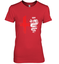 Load image into Gallery viewer, Alfa Car Drivers Stylish Grunge Logo Women's Premium T-Shirt
