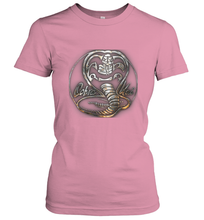 Load image into Gallery viewer, Cobra Kai Rusted Steel Snake Logo Women&#39;s T-Shirt
