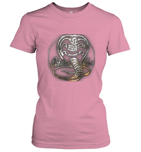 Cobra Kai Rusted Steel Snake Logo Women's T-Shirt