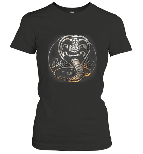 Cobra Kai Rusted Steel Snake Logo Women's T-Shirt