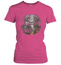 Load image into Gallery viewer, Cobra Kai Rusted Steel Snake Logo Women&#39;s T-Shirt
