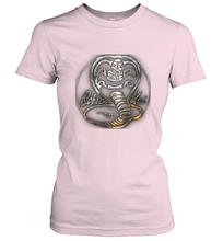 Load image into Gallery viewer, Cobra Kai Rusted Steel Snake Logo Women&#39;s T-Shirt
