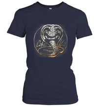 Load image into Gallery viewer, Cobra Kai Rusted Steel Snake Logo Women&#39;s T-Shirt
