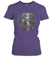 Load image into Gallery viewer, Cobra Kai Rusted Steel Snake Logo Women&#39;s T-Shirt
