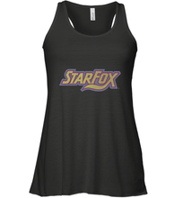 Load image into Gallery viewer, Star fox Vintage Distressed Game Logo Women's Racerback Tank
