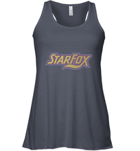 Load image into Gallery viewer, Star fox Vintage Distressed Game Logo Women's Racerback Tank
