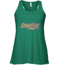 Load image into Gallery viewer, Star fox Vintage Distressed Game Logo Women's Racerback Tank
