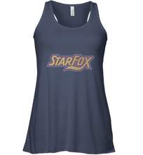 Load image into Gallery viewer, Star fox Vintage Distressed Game Logo Women's Racerback Tank
