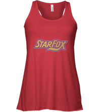 Load image into Gallery viewer, Star fox Vintage Distressed Game Logo Women's Racerback Tank
