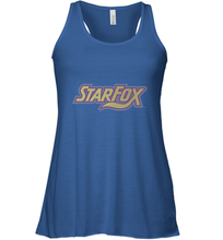 Load image into Gallery viewer, Star fox Vintage Distressed Game Logo Women's Racerback Tank
