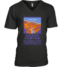 Load image into Gallery viewer, Grand Canyon National Park Centennial Logo Men's V-Neck
