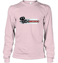 Load image into Gallery viewer, Cinemassacre Modern Chainsaw Logo Long Sleeve T-Shirt
