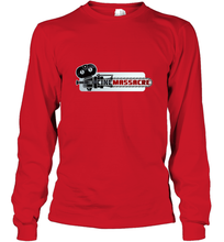 Load image into Gallery viewer, Cinemassacre Modern Chainsaw Logo Long Sleeve T-Shirt
