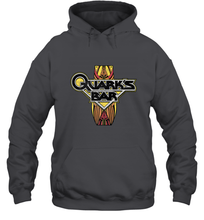 Load image into Gallery viewer, Star Trek DS9 Quark's Bar Vintage Logo Hooded Sweatshirt
