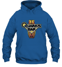 Load image into Gallery viewer, Star Trek DS9 Quark's Bar Vintage Logo Hooded Sweatshirt
