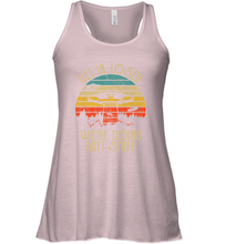 Load image into Gallery viewer, Retro Vintage Get In Loser We're Doing Butt Stuff Alien UFO Women's Racerback Tank
