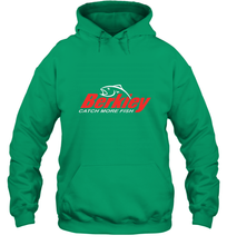 Load image into Gallery viewer, BERKLEY Fishing Logo Spinners Crankbaits LOVER Hooded Sweatshirt
