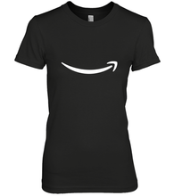 Load image into Gallery viewer, Smile Shirt  White Logo Women's Premium T-Shirt
