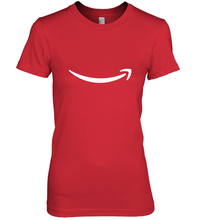 Load image into Gallery viewer, Smile Shirt  White Logo Women's Premium T-Shirt
