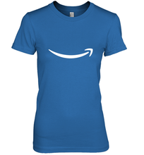 Load image into Gallery viewer, Smile Shirt  White Logo Women's Premium T-Shirt
