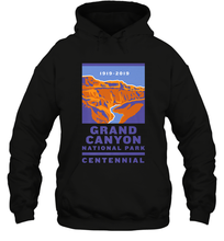 Load image into Gallery viewer, Grand Canyon National Park Centennial Logo Hooded Sweatshirt
