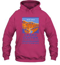 Load image into Gallery viewer, Grand Canyon National Park Centennial Logo Hooded Sweatshirt
