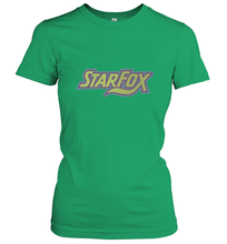 Load image into Gallery viewer, Star fox Vintage Distressed Game Logo Women's T-Shirt
