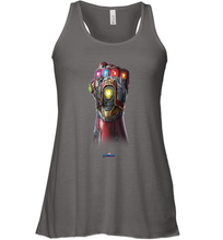 Load image into Gallery viewer, Marvel Avengers Endgame Infinity Stone Gauntlet Color Logo Women's Racerback Tank
