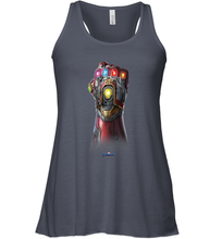 Load image into Gallery viewer, Marvel Avengers Endgame Infinity Stone Gauntlet Color Logo Women's Racerback Tank
