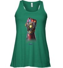 Load image into Gallery viewer, Marvel Avengers Endgame Infinity Stone Gauntlet Color Logo Women's Racerback Tank
