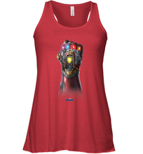 Load image into Gallery viewer, Marvel Avengers Endgame Infinity Stone Gauntlet Color Logo Women's Racerback Tank
