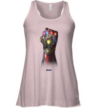 Load image into Gallery viewer, Marvel Avengers Endgame Infinity Stone Gauntlet Color Logo Women's Racerback Tank
