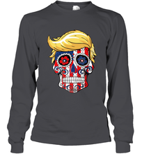 Load image into Gallery viewer, Trump sugar skull Long Sleeve T-Shirt

