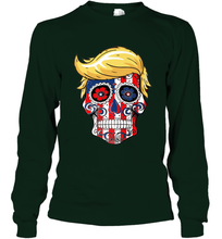 Load image into Gallery viewer, Trump sugar skull Long Sleeve T-Shirt
