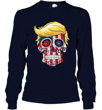 Load image into Gallery viewer, Trump sugar skull Long Sleeve T-Shirt
