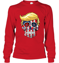 Load image into Gallery viewer, Trump sugar skull Long Sleeve T-Shirt
