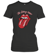 Load image into Gallery viewer, Mens The Rolling Stones Script Tongue Logo Women's T-Shirt
