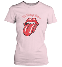 Load image into Gallery viewer, Mens The Rolling Stones Script Tongue Logo Women's T-Shirt
