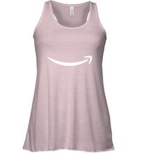 Load image into Gallery viewer, Smile Shirt  White Logo Women's Racerback Tank
