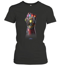 Load image into Gallery viewer, Marvel Avengers Endgame Infinity Stone Gauntlet Color Logo Women's T-Shirt
