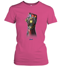 Load image into Gallery viewer, Marvel Avengers Endgame Infinity Stone Gauntlet Color Logo Women's T-Shirt
