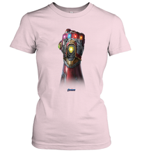 Load image into Gallery viewer, Marvel Avengers Endgame Infinity Stone Gauntlet Color Logo Women's T-Shirt
