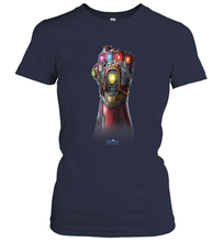 Load image into Gallery viewer, Marvel Avengers Endgame Infinity Stone Gauntlet Color Logo Women's T-Shirt
