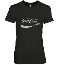 Load image into Gallery viewer, Coca Cola Vintage White Enjoy Logo Women's Premium T-Shirt
