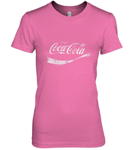 Load image into Gallery viewer, Coca Cola Vintage White Enjoy Logo Women's Premium T-Shirt
